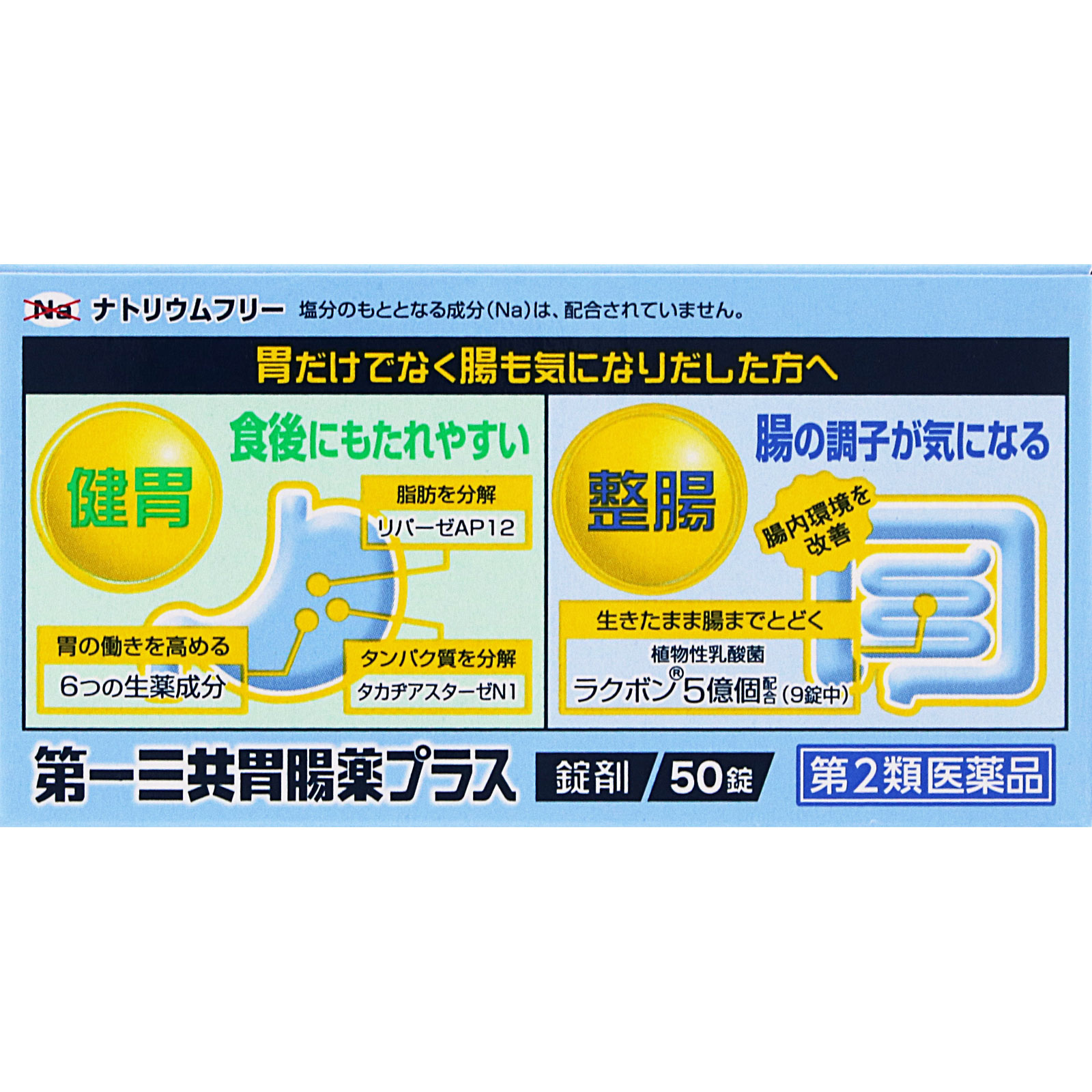第一三共胃腸薬プラス　錠剤　５０錠